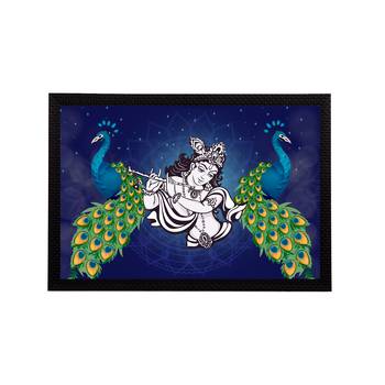 eCraftIndia Lord Krishna Satin Matt Texture UV Art Painting 1