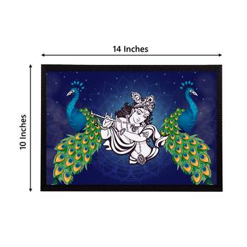 eCraftIndia Lord Krishna Satin Matt Texture UV Art Painting 4