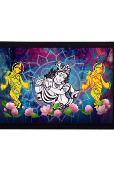 eCraftIndia Lord Krishna Satin Matt Texture UV Art Painting