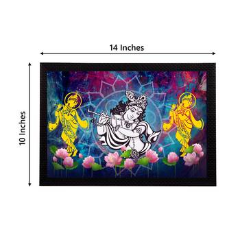 eCraftIndia Lord Krishna Satin Matt Texture UV Art Painting 4