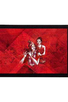 eCraftIndia Lord Krishna Satin Matt Texture UV Art Painting