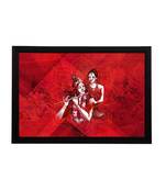 eCraftIndia Lord Krishna Satin Matt Texture UV Art Painting