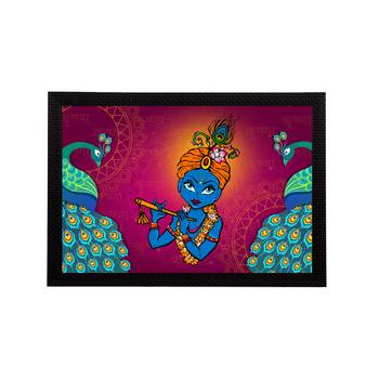 eCraftIndia Lord Krishna Satin Matt Texture UV Art Painting 1
