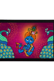 eCraftIndia Lord Krishna Satin Matt Texture UV Art Painting