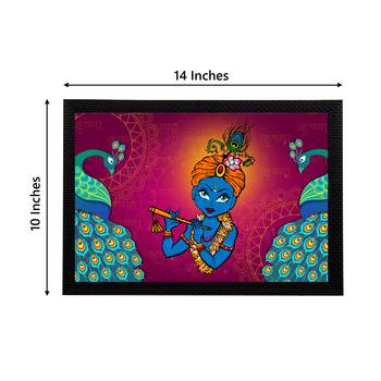 eCraftIndia Lord Krishna Satin Matt Texture UV Art Painting 4