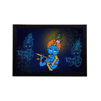 eCraftIndia Lord Krishna Satin Matt Texture UV Art Painting 1