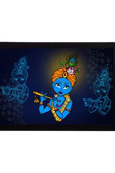 eCraftIndia Lord Krishna Satin Matt Texture UV Art Painting