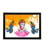 eCraftIndia Lord Krishna Satin Matt Texture UV Art Painting