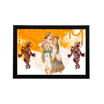eCraftIndia Lord Krishna Satin Matt Texture UV Art Painting 1