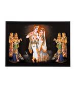 eCraftIndia Lord Krishna Satin Matt Texture UV Art Painting