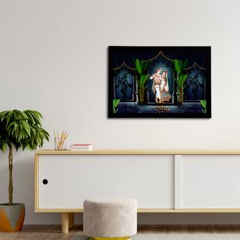 eCraftIndia Lord Krishna Satin Matt Texture UV Art Painting 3