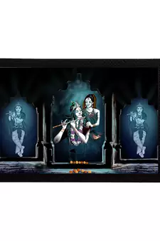 eCraftIndia Lord Krishna Satin Matt Texture UV Art Painting