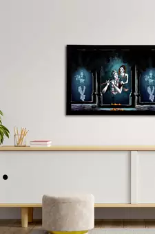 eCraftIndia Lord Krishna Satin Matt Texture UV Art Painting