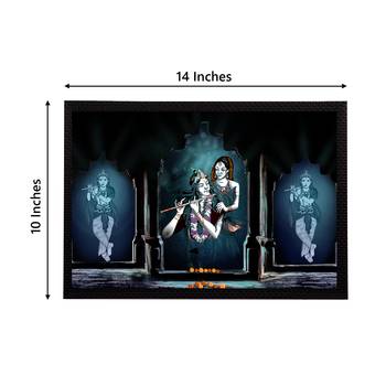 eCraftIndia Lord Krishna Satin Matt Texture UV Art Painting 4