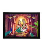 eCraftIndia Lord Krishna Satin Matt Texture UV Art Painting