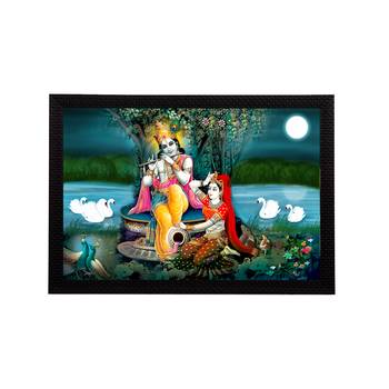 eCraftIndia Lord Krishna Satin Matt Texture UV Art Painting 1