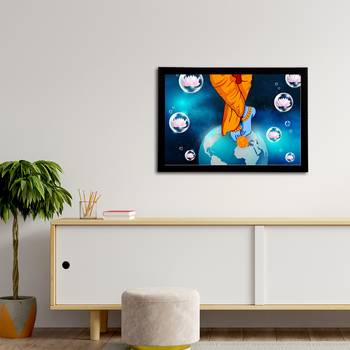 eCraftIndia Lord Krishna Satin Matt Texture UV Art Painting 3