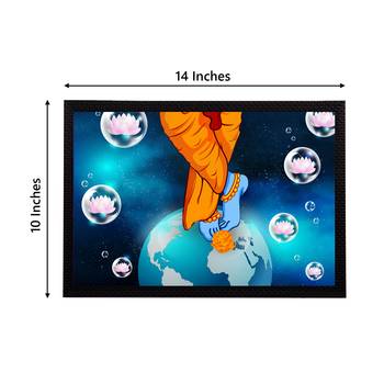 eCraftIndia Lord Krishna Satin Matt Texture UV Art Painting 4