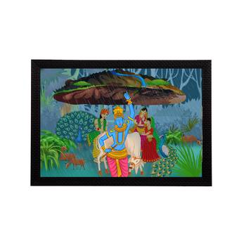 eCraftIndia Lord Krishna Satin Matt Texture UV Art Painting 1