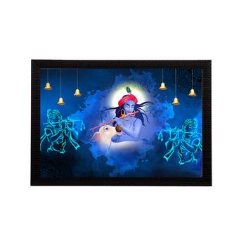eCraftIndia Lord Krishna Satin Matt Texture UV Art Painting 1