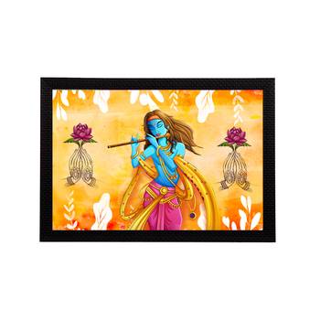 eCraftIndia Lord Krishna Satin Matt Texture UV Art Painting 1