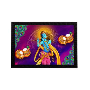 eCraftIndia Lord Krishna Satin Matt Texture UV Art Painting 1
