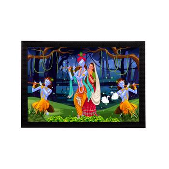 eCraftIndia Lord Krishna Satin Matt Texture UV Art Painting 1