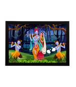 eCraftIndia Lord Krishna Satin Matt Texture UV Art Painting