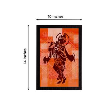 eCraftIndia Lord Krishna Satin Matt Texture UV Art Painting 4