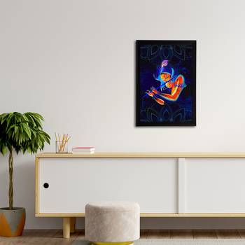 eCraftIndia Lord Krishna Satin Matt Texture UV Art Painting 3