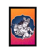 eCraftIndia Lord Krishna Satin Matt Texture UV Art Painting