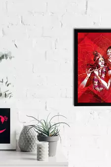 eCraftIndia Lord Krishna Satin Matt Texture UV Art Painting