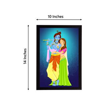 eCraftIndia Lord Krishna Satin Matt Texture UV Art Painting 4