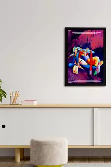 eCraftIndia Lord Krishna Satin Matt Texture UV Art Painting