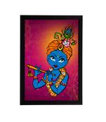 eCraftIndia Lord Krishna Satin Matt Texture UV Art Painting