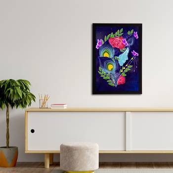 eCraftIndia Lord Krishna Satin Matt Texture UV Art Painting 3