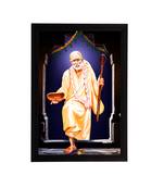 eCraftIndia Sai Baba Satin Matt Texture UV Art Painting