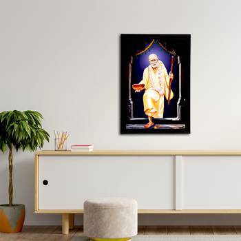eCraftIndia Sai Baba Satin Matt Texture UV Art Painting 3