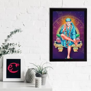 eCraftIndia Sai Baba Satin Matt Texture UV Art Painting 2