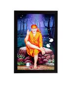 eCraftIndia Sai Baba Satin Matt Texture UV Art Painting
