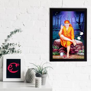 eCraftIndia Sai Baba Satin Matt Texture UV Art Painting 2
