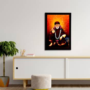 eCraftIndia Sai Baba Satin Matt Texture UV Art Painting 3