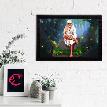 eCraftIndia Sai Baba Satin Matt Texture UV Art Painting 2
