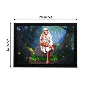eCraftIndia Sai Baba Satin Matt Texture UV Art Painting 4
