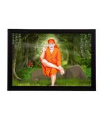 eCraftIndia Sai Baba Satin Matt Texture UV Art Painting