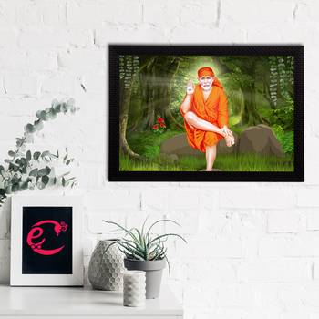 eCraftIndia Sai Baba Satin Matt Texture UV Art Painting 2