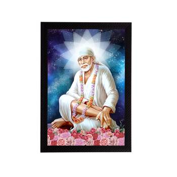 eCraftIndia Sai Baba Satin Matt Texture UV Art Painting 1
