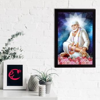 eCraftIndia Sai Baba Satin Matt Texture UV Art Painting 2