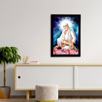 eCraftIndia Sai Baba Satin Matt Texture UV Art Painting 3