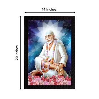 eCraftIndia Sai Baba Satin Matt Texture UV Art Painting 4